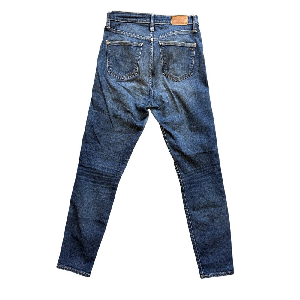 Madewell High-Rise Skinny Skinny Jeans Dark Wash Blue Stretch Womens 27 - Picture 2 of 10